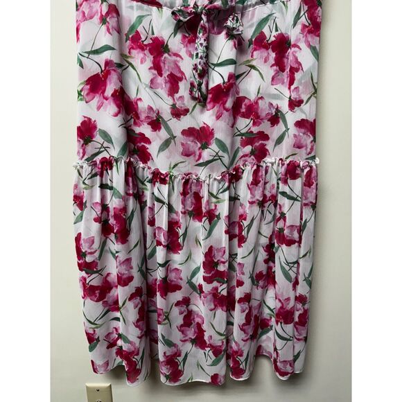 MISA LOS ANGELES Nika Floral Printed Midi Dress, Sz L - Picture 7 of 13